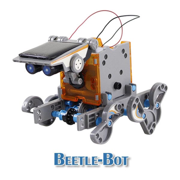 STEAM - BrainyBotz - 13 in 1 DIY Solar-Powered Smart Robot - STEM Building + Robotics Programming Kit - 190pc