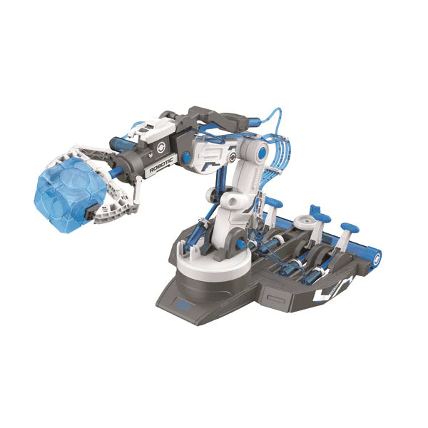 STEAM - Hydro Mech Master - 3 in 1 Hydraulic Mechanical Arm - STEM Building + Robotics Programming Kit - 220 Pc