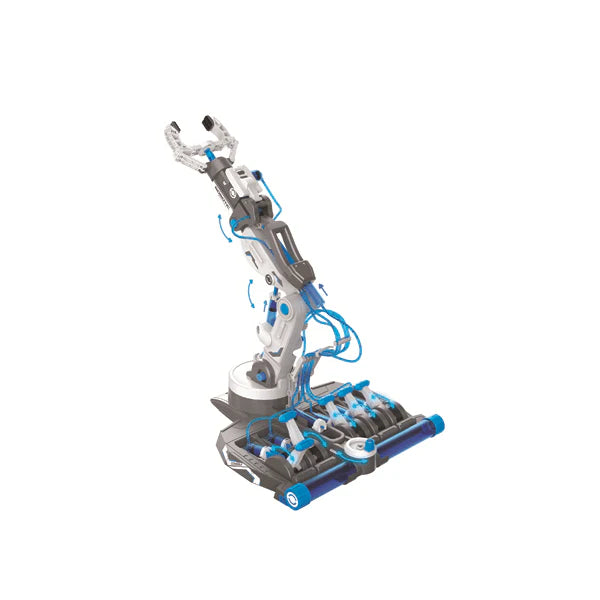 STEAM - Hydro Mech Master - 3 in 1 Hydraulic Mechanical Arm - STEM Building + Robotics Programming Kit - 220 Pc