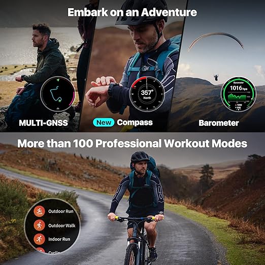 Ticwatch Pro 5 - Best Smartwatch 2024 - Snapdragon W5+ Gen 1 - 45 Day Battery