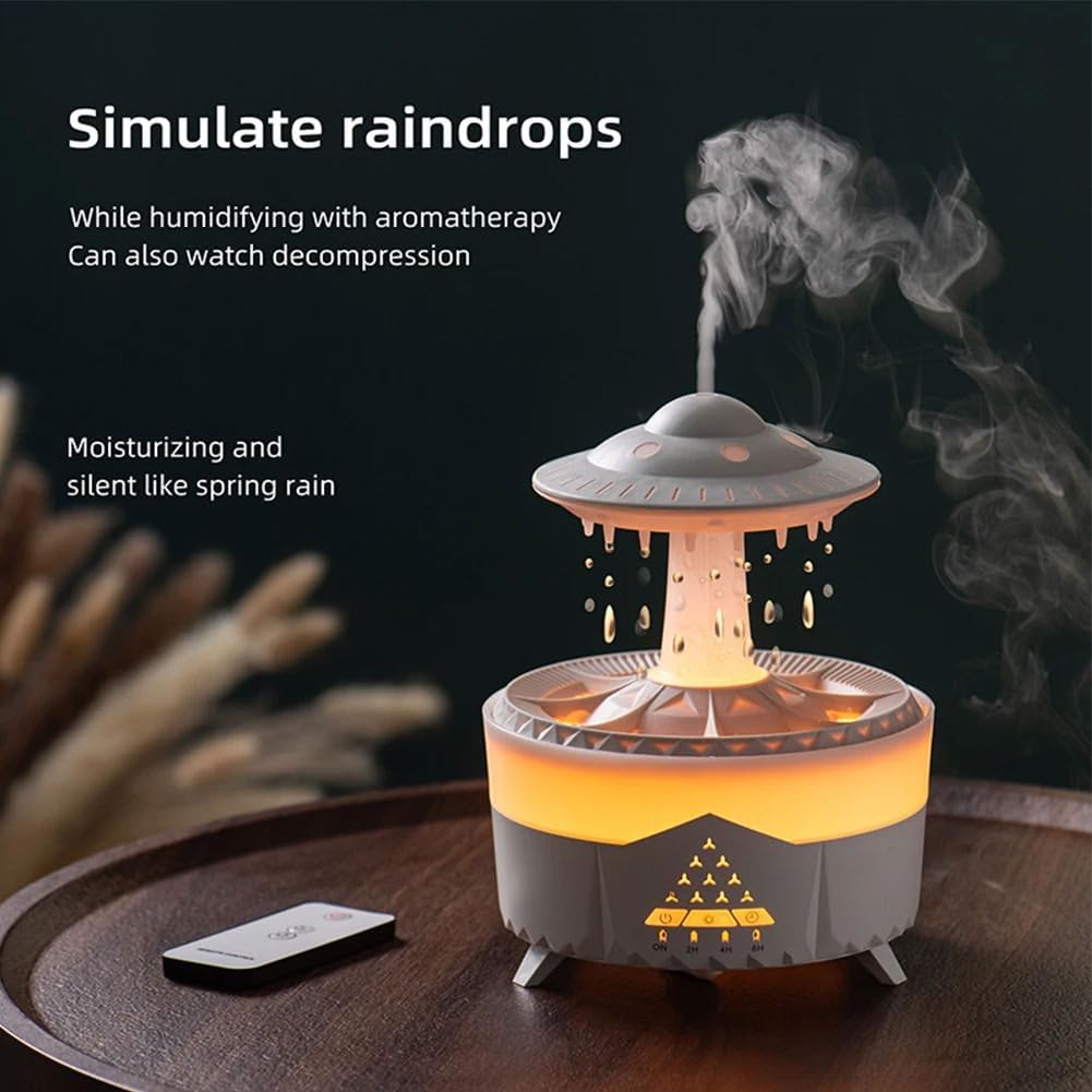 UFO - RGB Humidifier + Aroma Diffuser - REMOTE - 300 ML