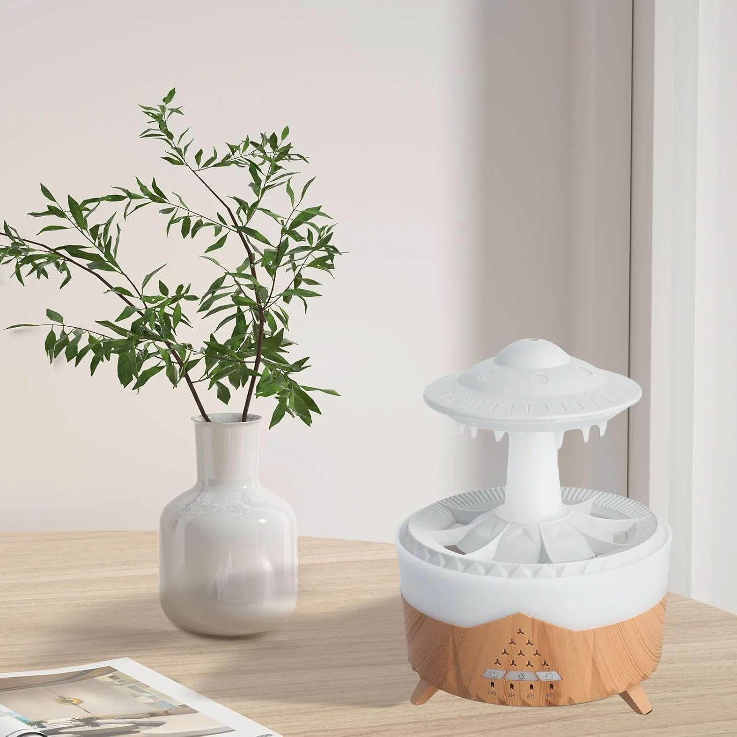UFO - RGB Humidifier + Aroma Diffuser - REMOTE - 300 ML